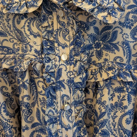 Sandro LS Silk Dress - US 4 /EU 36 - Picture 3 of 10